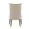 Button Tufted Captain Accent Chair, Cream