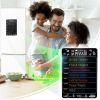 Dry Erase Weekly Meal Planner for Refrigerator, 8.5" x 12", Magnetic, Black