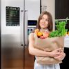 Dry Erase Weekly Meal Planner for Refrigerator, 8.5" x 12", Magnetic, Black