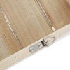Hand Painted Perched Bird Wood Plank Panel Wall Decor, 30" x 12"