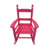 Wooden Children's Rocking Chair, Rose Red