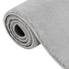 Shaggy Rug, 113.9" x 94.5", Polyester, Gray