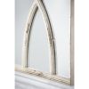 Rectangular Wooden Wall Mirrors, 15.7" x 22.1", Set of 2, White Wash Finish