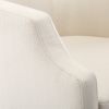 Linen Swivel Glider Barrel Chair, Beige