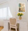 "Meandering Flowers I" Wall Art Print, 21" x 27", White Frame