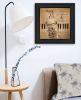 "Music" Wall Art Print, 15" x 15", Black Frame