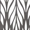 Laser Cut Wood Panel Wall Art, 36" x 12", 2-Piece Set, Grey Finish