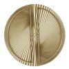 Half-Moon Metal Wall Decor, 2-Piece Set, Gold