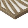 Birch Palm Panel Wall Decor, 32" x 16", 2 Piece Set, Two-Tone Wood