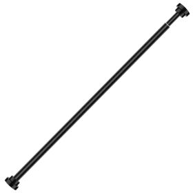 Adjustable Tension Curtain / Shower Rod, Stainless Steel, Black (Option: 100CM  GPCT4374)