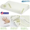 Bamboo Memory Foam Sleep Pillow Contoured, 3 Sizes