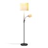 Mother/Daughter Floor Lamp, 67.32", Grey or Beige Linen Shade