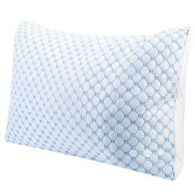 Gel-Infused Cooling Memory Foam Pillow, King, 1 or 2 Pieces (Option: 1Pc  GPCT2859)