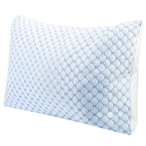 Gel-Infused Cooling Memory Foam Pillow, King, 1 or 2 Pieces