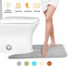 U Shaped Contour Toilet Rugs, 23.62" x 19.69", 5 Colors