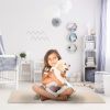 Fluffy Anti-Skid Shaggy Area Bedroom Rug, 4' x 2.6', 10 Colors