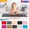 Fluffy Anti-Skid Shaggy Area Bedroom Rug, 4' x 2.6', 10 Colors