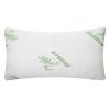 Bamboo Memory Foam Bed Pillow, Hypoallergenic W/ Washable Cover, Queen