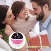 Rotating Kids LED Star/Sky Projector Night Light, USB, Blue or Pink