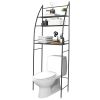 3-Tier Freestanding Over the Toilet Storage Shelf, Black or White
