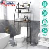 3-Tier Freestanding Over the Toilet Storage Shelf, Black or White