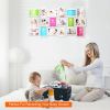 18 Picture Collage Display, 35" x 18.3", Black or White Frame