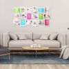 18 Picture Collage Display, 35" x 18.3", Black or White Frame
