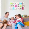 18 Picture Collage Display, 35" x 18.3", Black or White Frame