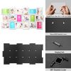 18 Picture Collage Display, 35" x 18.3", Black or White Frame