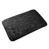 Luxury Bathroom Rug Set, Pebble Pattern, Black or Grey