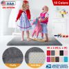 Fluffy Anti-Skid Shaggy Area Bedroom Rug, 4' x 2.6', 10 Colors